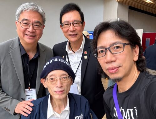 我非常敬佩的陽明大學校友總會前理事長戴溪炎，為人認真、負責、細心、溫…
