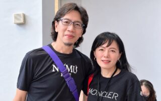 相約不如偶遇之 美麗學姐合影。台北市立聯合醫院松德院區副院長李雅玲