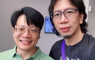 相約不如偶遇之 台灣交大校友總會 副執行長Tony 大帥哥 彼此交流…