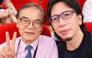 相約不如偶遇之 璩大成學長。好久不見 還是一樣風趣幽默